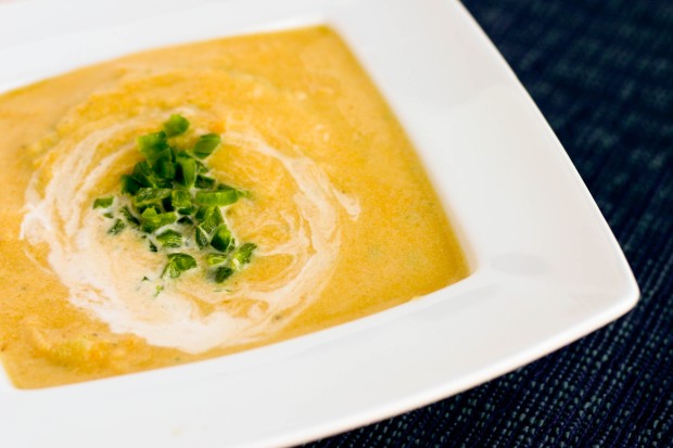 Butternut Squash and Jalapeno Soup
