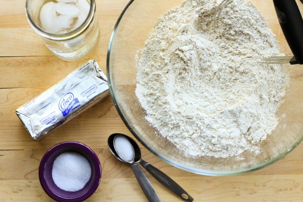 double shortening pie crust ingredients